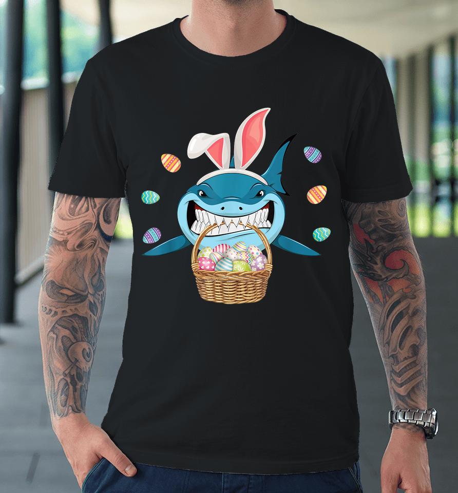Cute Bunny Shark Easter Premium T-Shirt