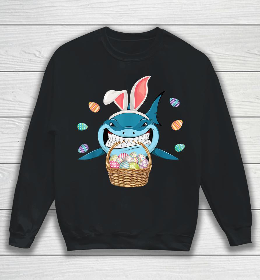 Cute Bunny Shark Easter Sweatshirt