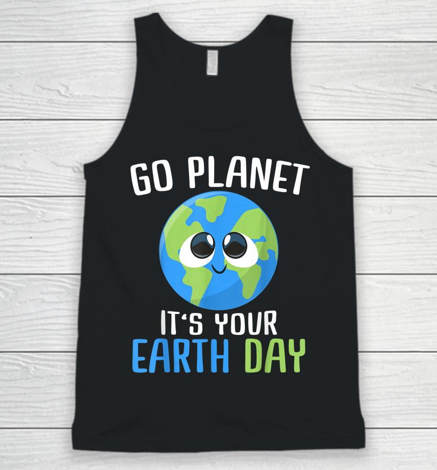 Cute Earth Day Go Planet Earth Day Unisex Tank Top