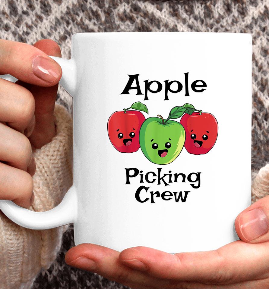Cute Fall Autumn Orchard Matching Family Apple Picking Crew Coffee Mug