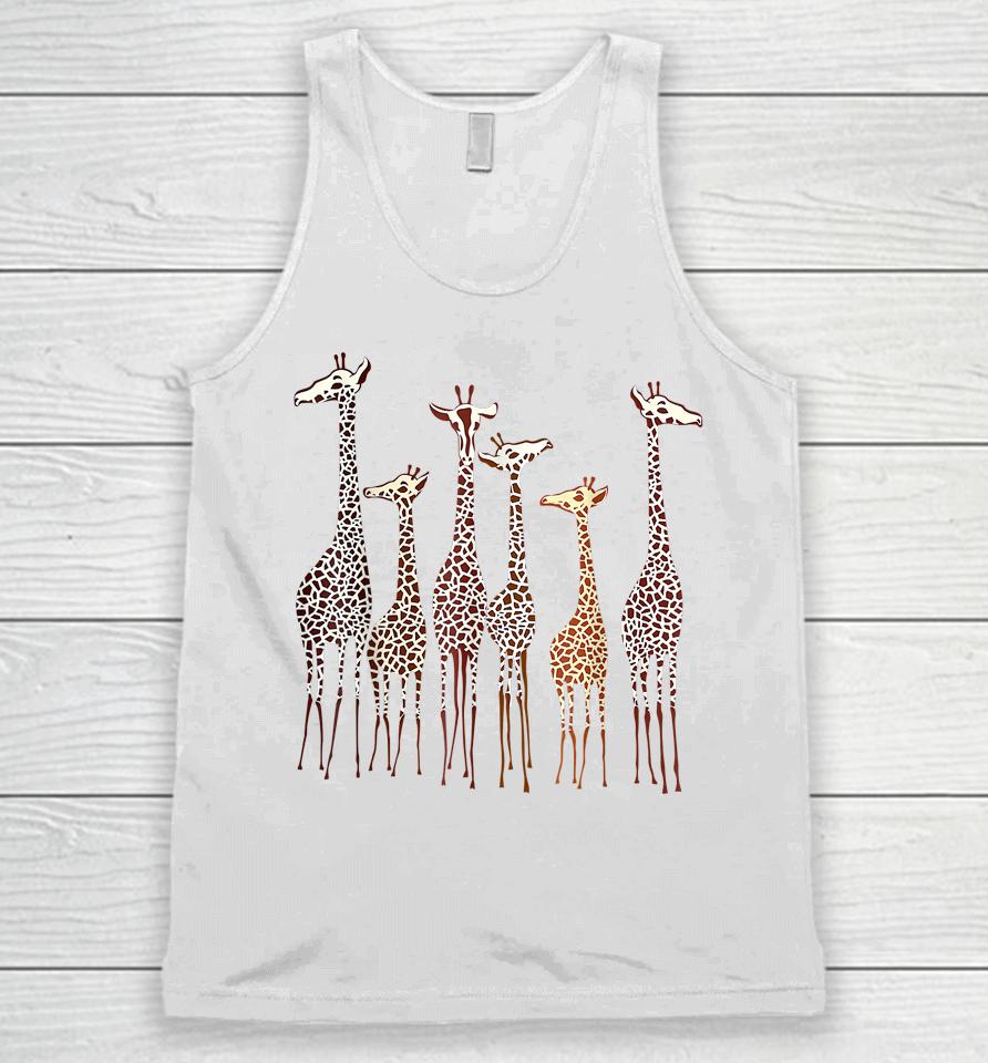 Cute Giraffe Animal Lovers Funny Nature Lover Unisex Tank Top