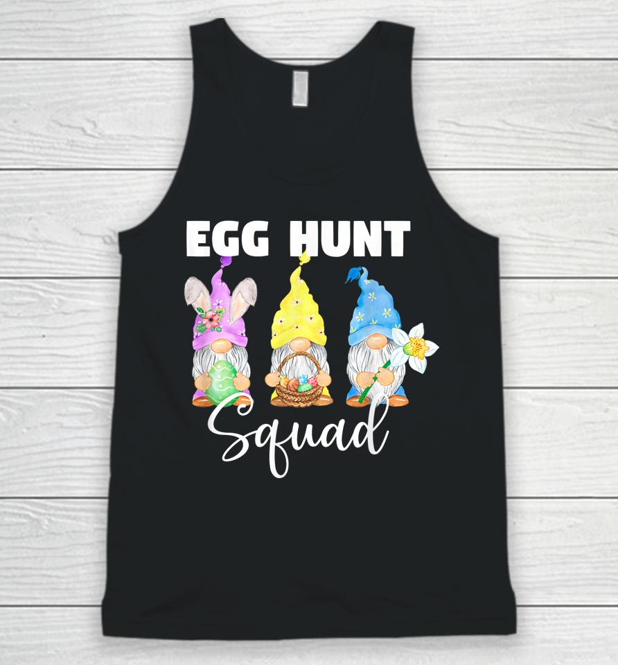 Cute Gnomes Easter Egg Hunt Squad Easter Day Bunny Unisex Tank Top