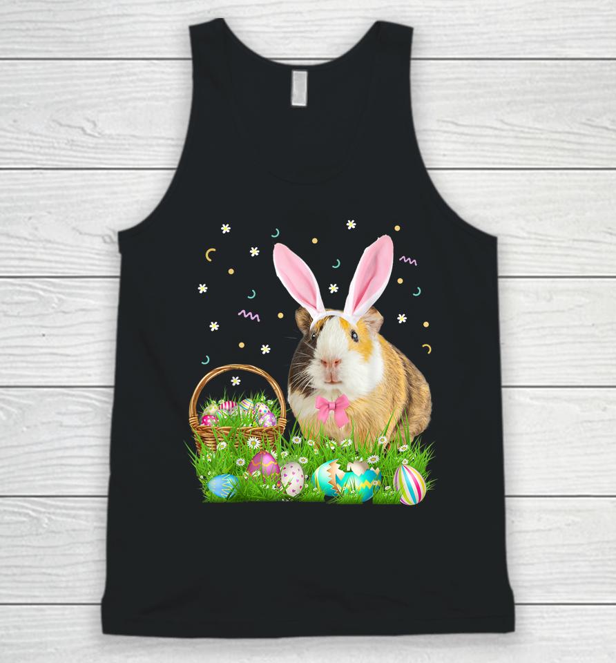 Cute Guinea Pig Easter Day Bunny Eggs Easter Unisex Tank Top