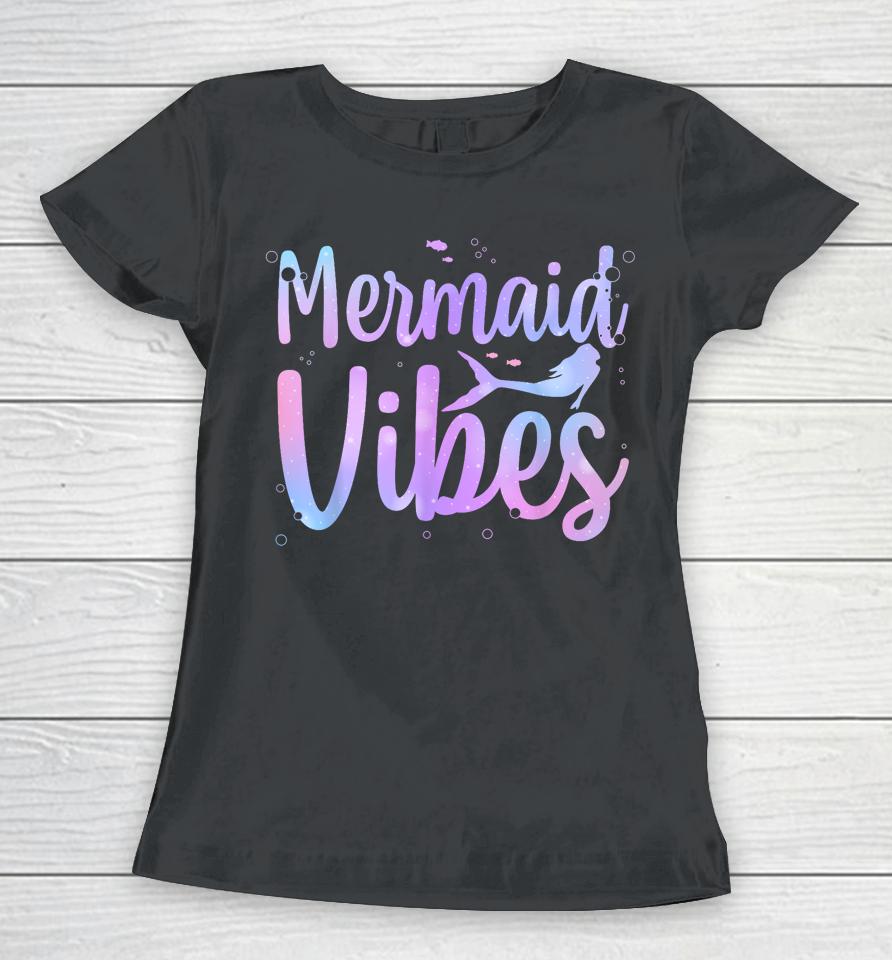 Cute Mermaid For Women Girls Mythical Creature Mermaid Lover Women T-Shirt