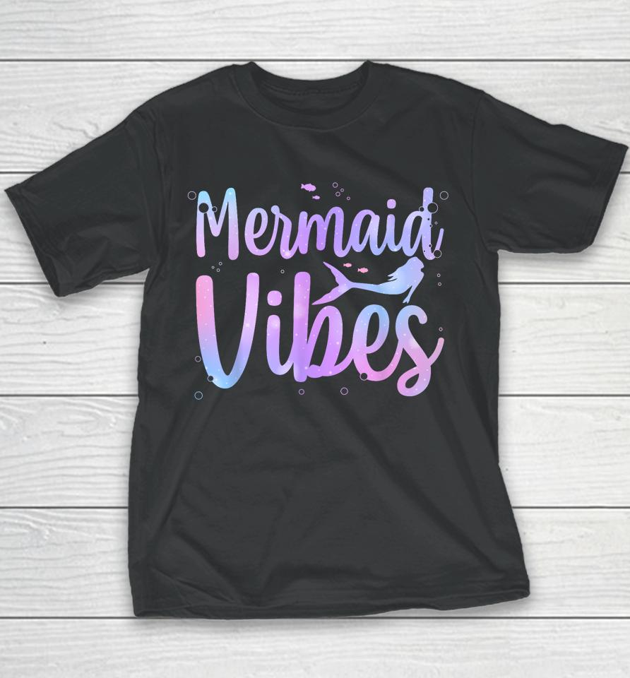 Cute Mermaid For Women Girls Mythical Creature Mermaid Lover Youth T-Shirt