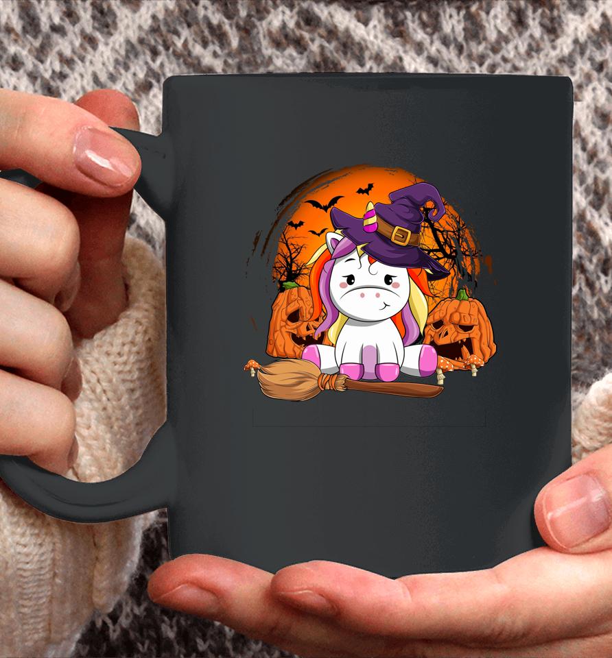 Cute Unicorn Pumpkin Halloween Thanksgiving Halloween Gifts Coffee Mug