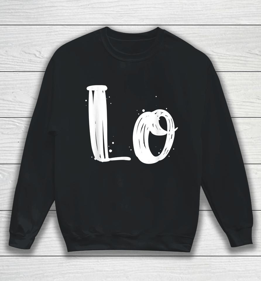 Cute Valentines Day Matching Couple Outfit Love Part 1 Sweatshirt