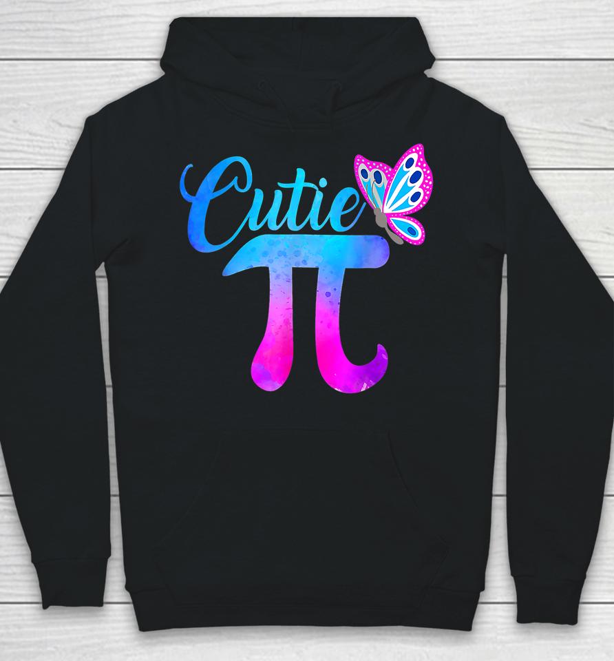 Cutie Pi Math Butterfly Pi Day Hoodie