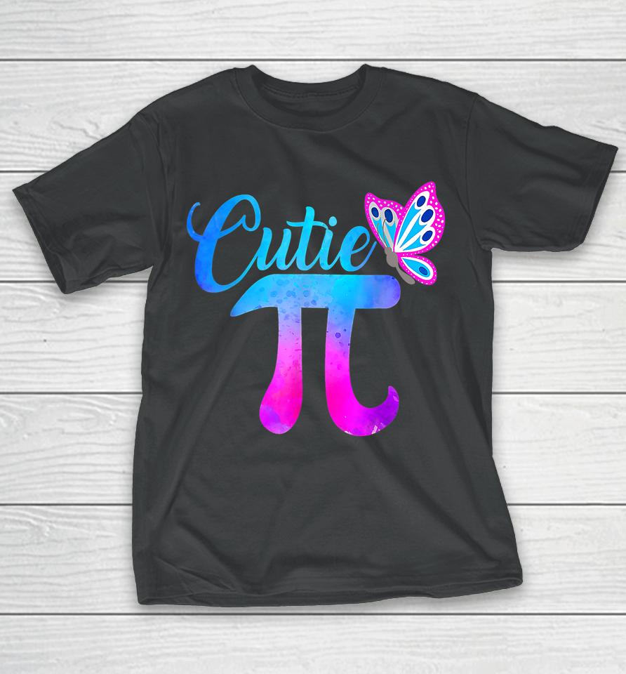 Cutie Pi Math Butterfly Pi Day T-Shirt