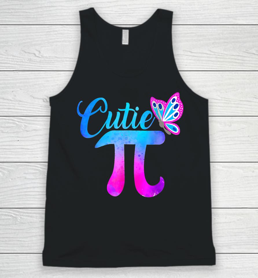 Cutie Pi Math Butterfly Pi Day Unisex Tank Top