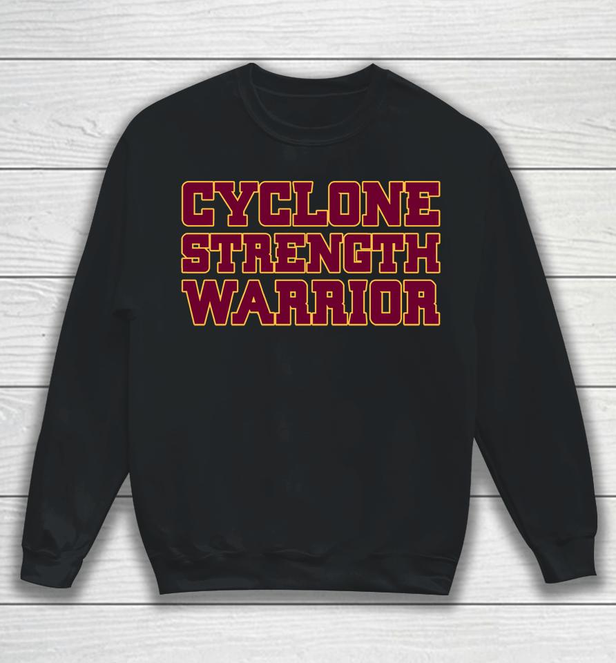 Cyclone Strength Warrior Iowa State Cyclones Football Sweatshirt