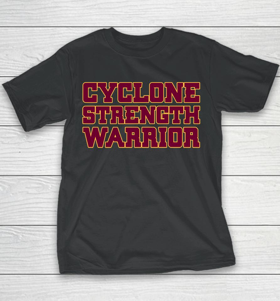 Cyclone Strength Warrior Iowa State Cyclones Football Youth T-Shirt