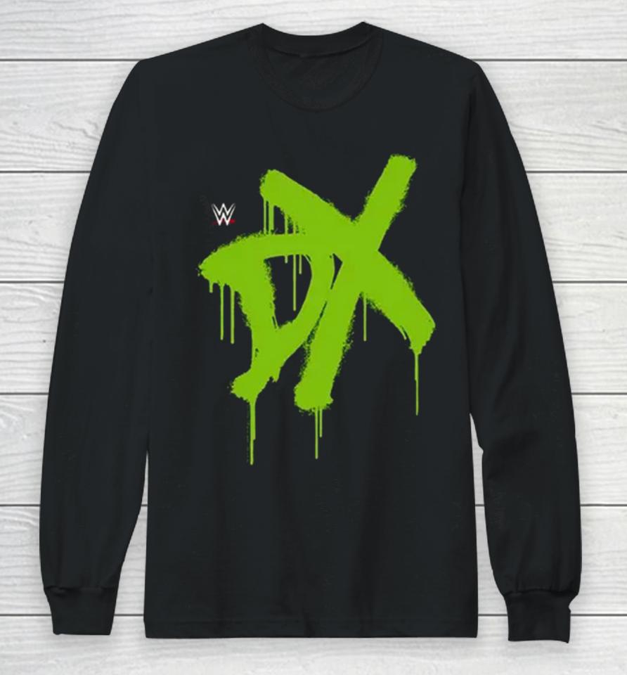 D Generation X Ripple Junction Spray Paint Logo Graphic Long Sleeve T-Shirt