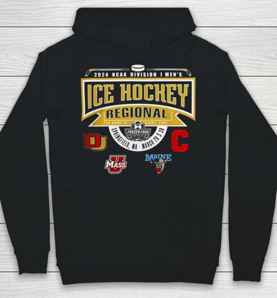 D I Men’s Ice Hockey Regional Springfield Champion Hoodie