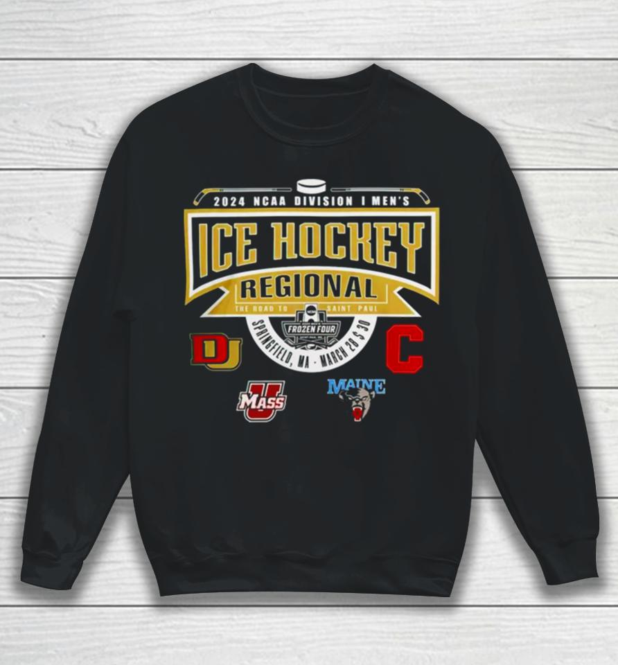 D I Men’s Ice Hockey Regional Springfield Champion Sweatshirt