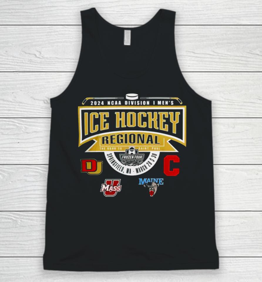 D I Men’s Ice Hockey Regional Springfield Champion Unisex Tank Top