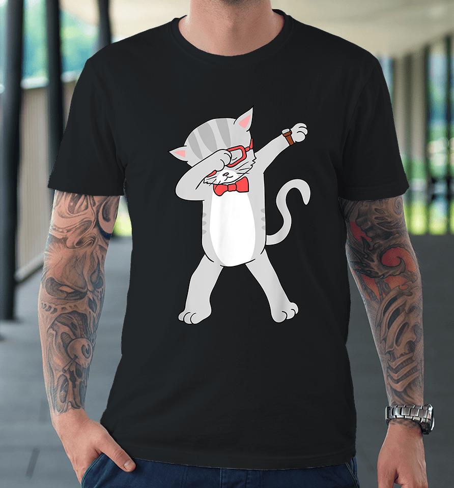 Dabbing Cat Premium T-Shirt