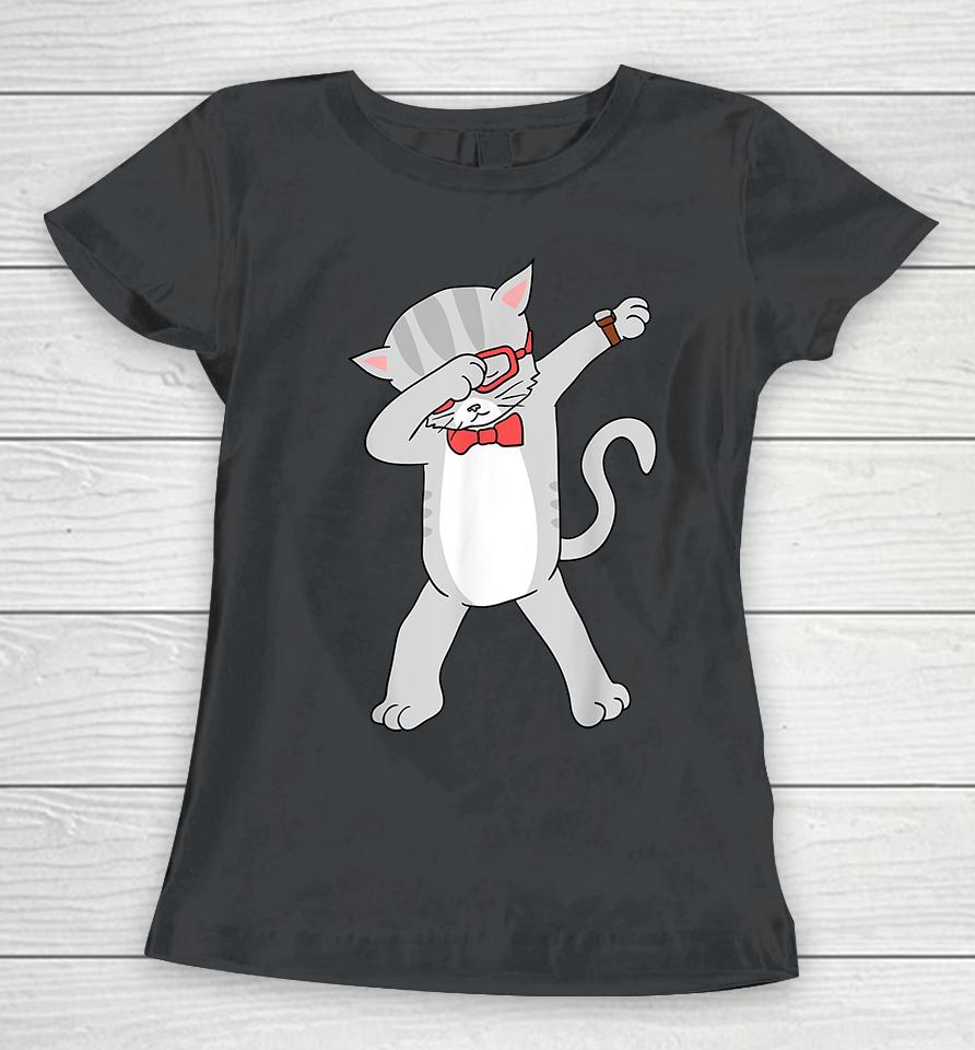 Dabbing Cat Women T-Shirt