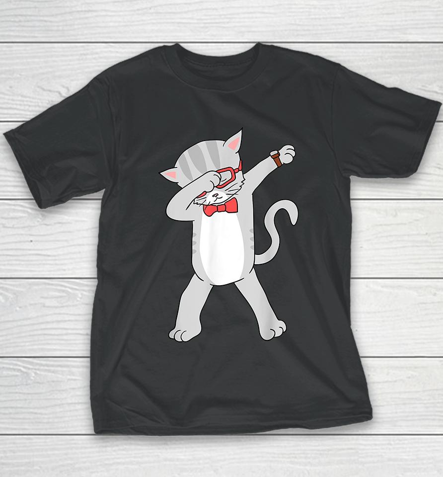 Dabbing Cat Youth T-Shirt