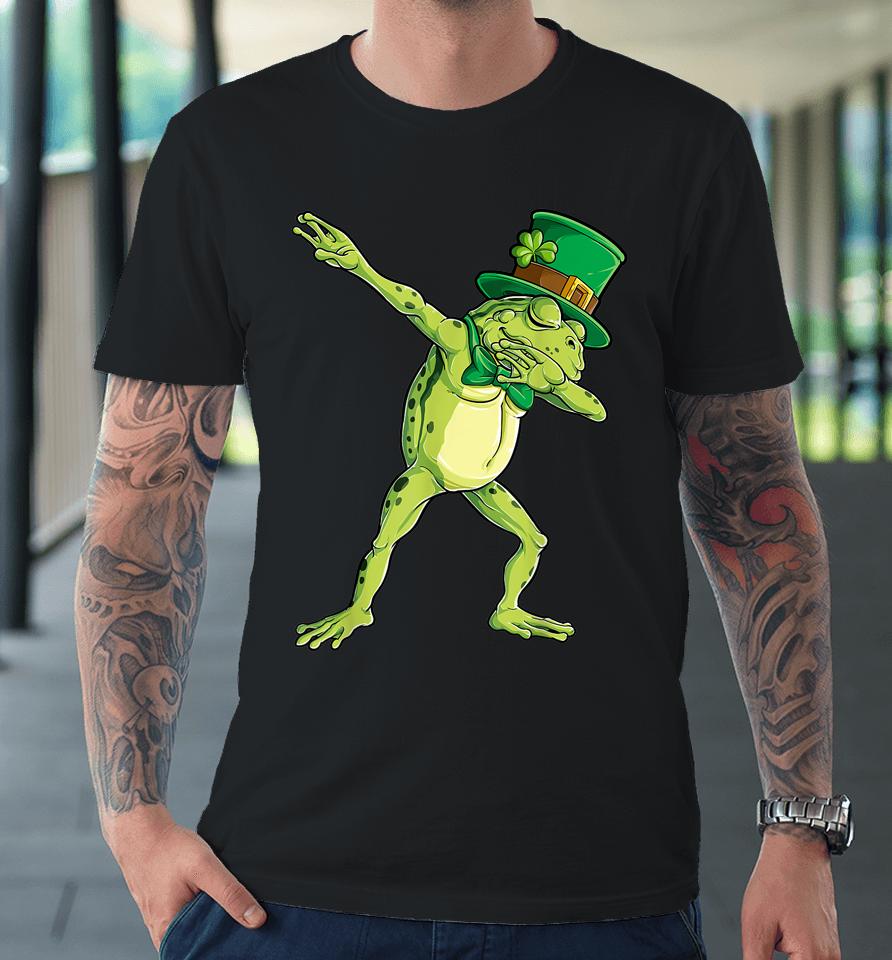 Dabbing Frog St Patrick's Day Premium T-Shirt