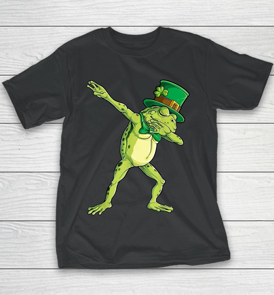Dabbing Frog St Patrick's Day Youth T-Shirt