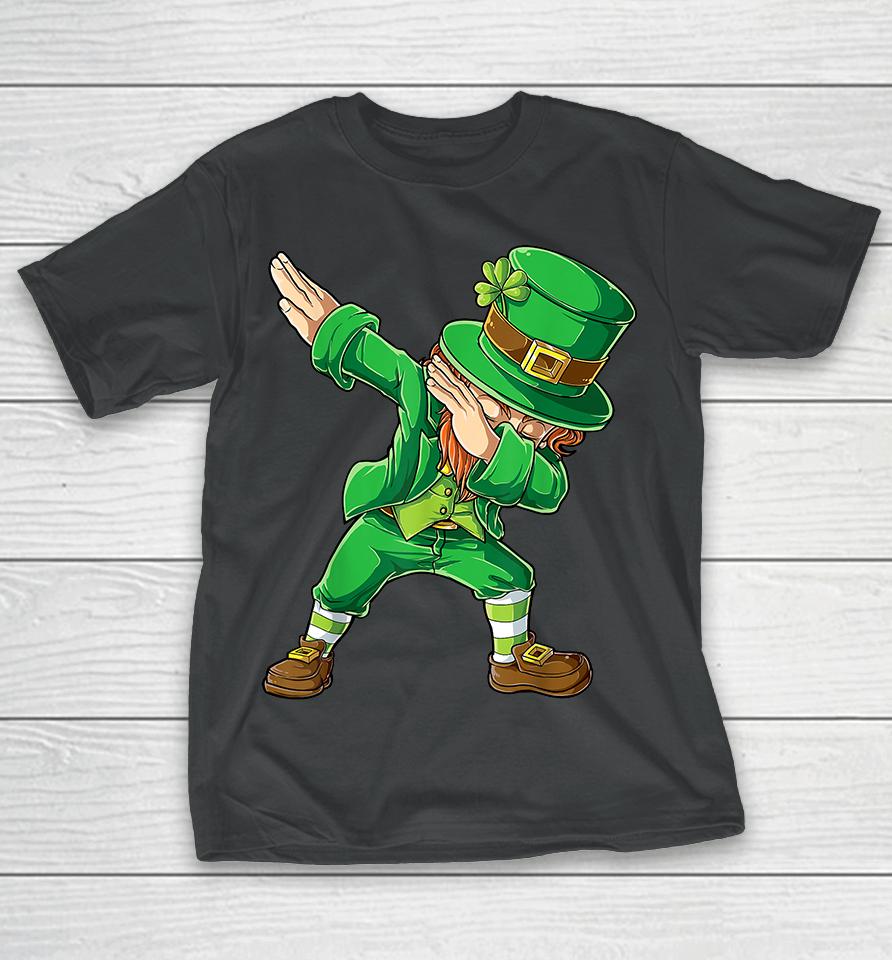 Dabbing Leprechaun St Patricks Day T-Shirt