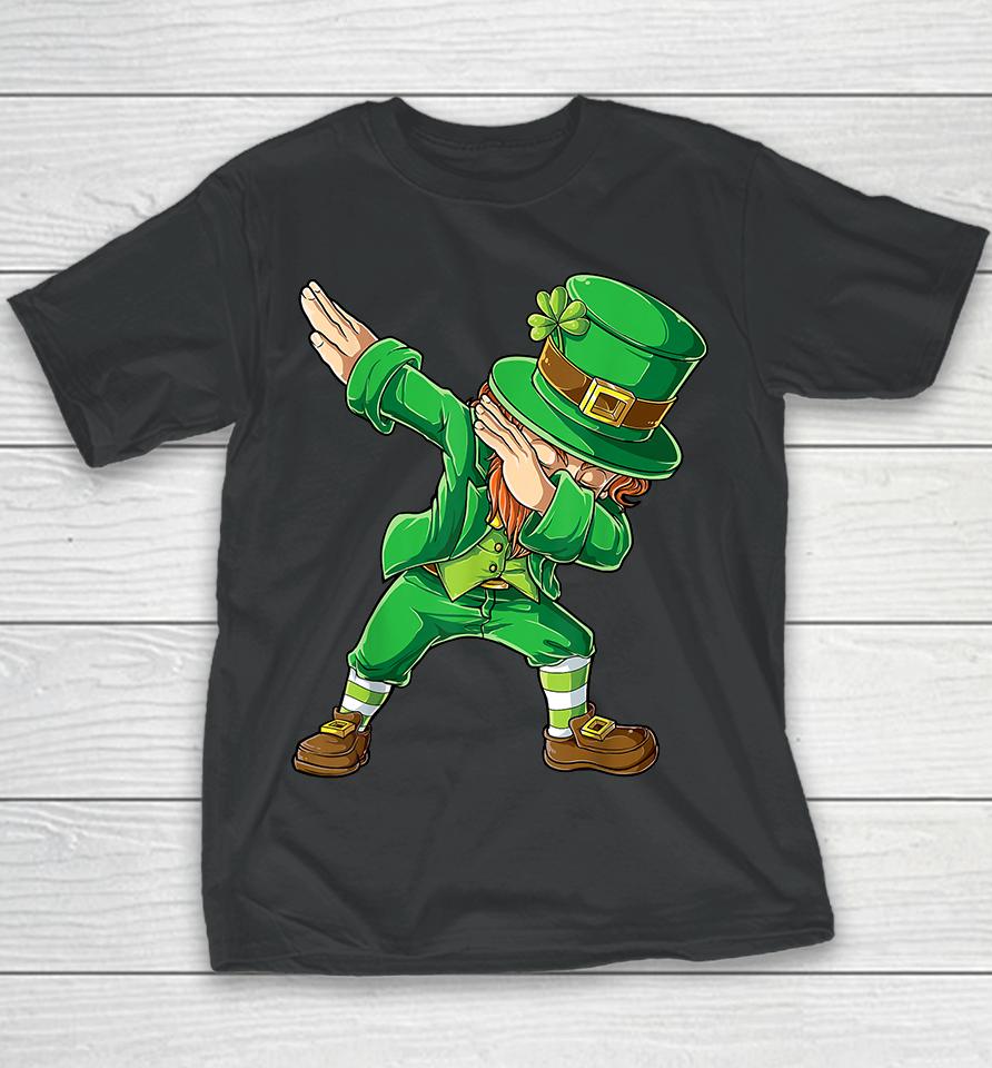 Dabbing Leprechaun St Patricks Day Youth T-Shirt