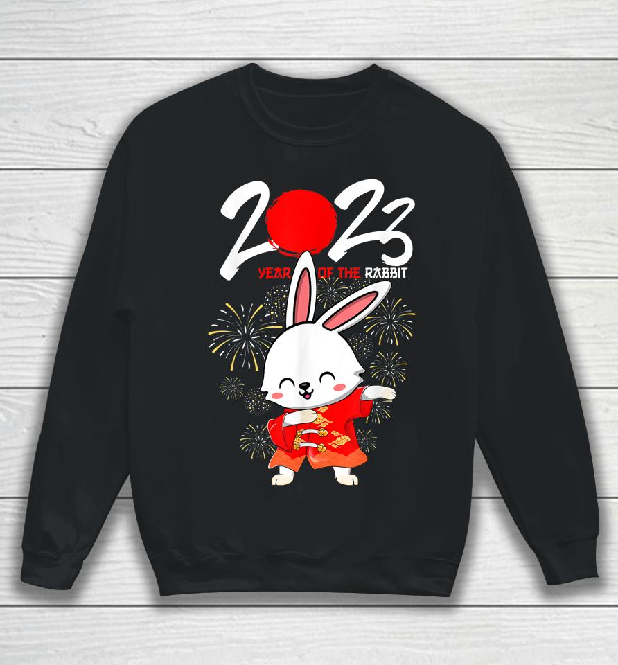 Dabbing Year Of The Rabbit Happy Chinese New Year 2023 Sweatshirt