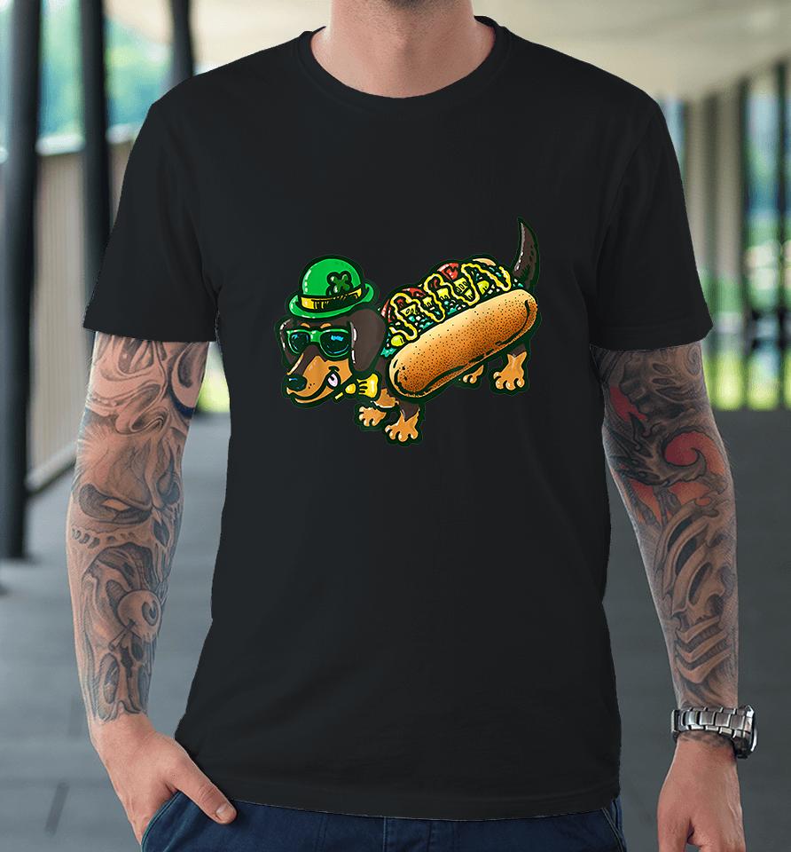 Dachshund Dog Leprechau St Patrick Day Premium T-Shirt
