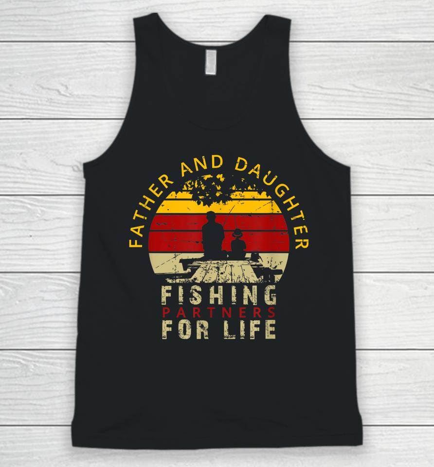 Dad And Daughter Fisherman Daddy Father's Day Tee Fishing Unisex Tank Top