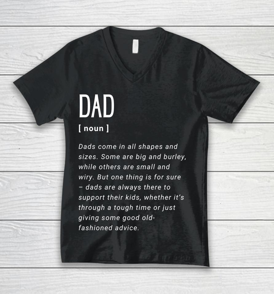 Dad Definition Unisex V-Neck T-Shirt