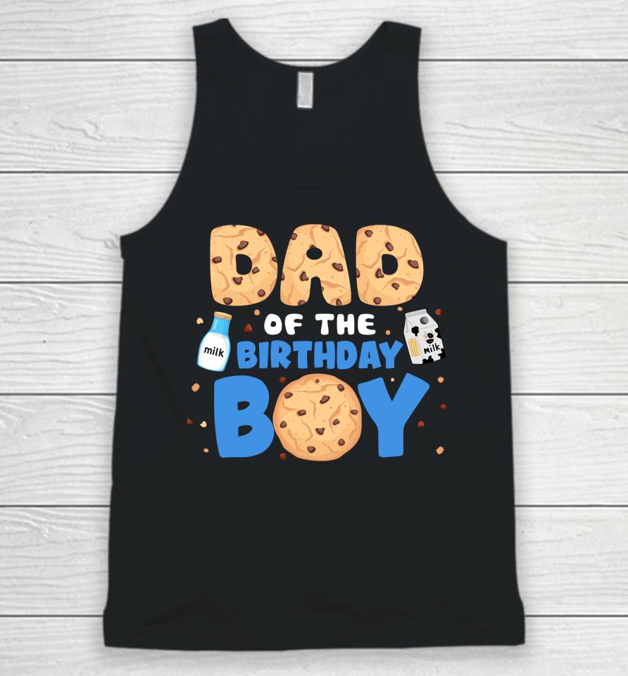 Dad Of The Birthday Boy Milk And Cookies 1St Birthday Unisex Tank Top