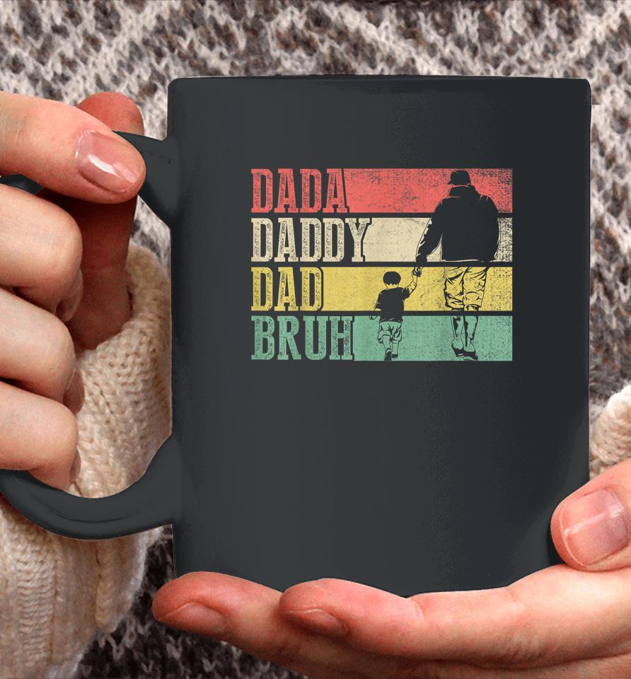 Dada Daddy Dad Bruh Fathers Day Vintage Funny Father Coffee Mug