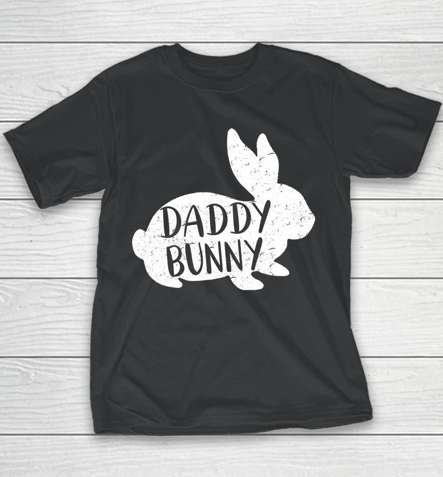 Daddy Bunny Cute Matching Family Easter Youth T-Shirt