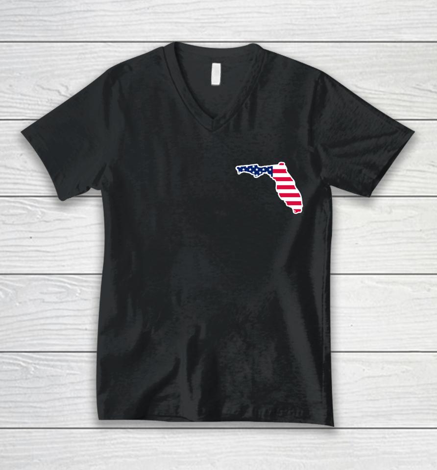 Daddy Desantis Make America Florida Unisex V-Neck T-Shirt