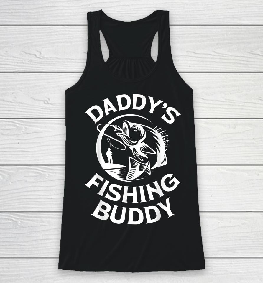 Daddy's Fishing Buddy Young Fishing Racerback Tank