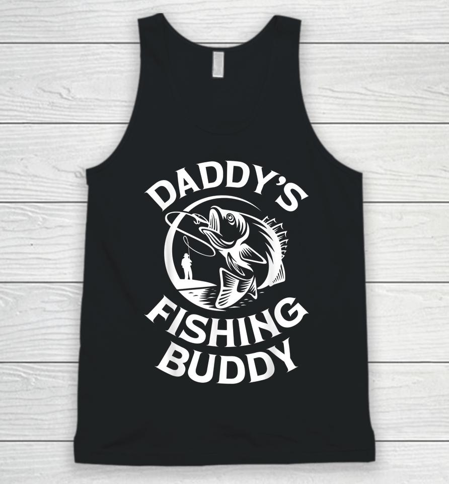Daddy's Fishing Buddy Young Fishing Unisex Tank Top