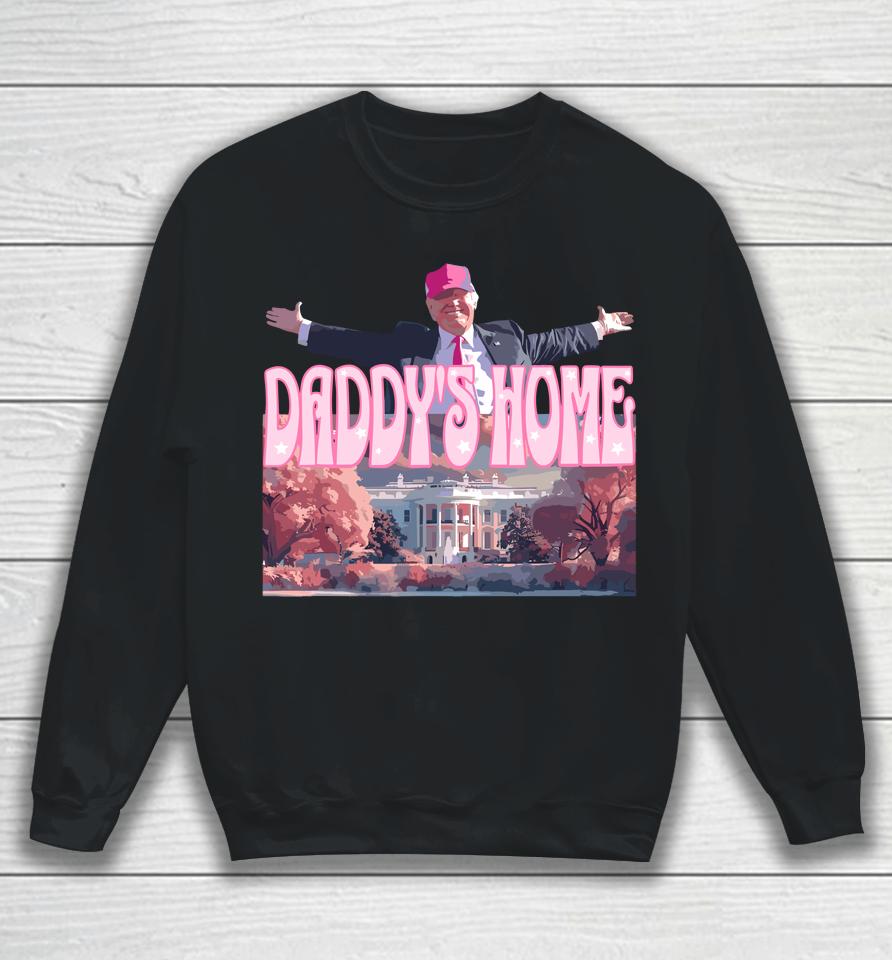 Daddy's Home Real Donald Pink Preppy Edgy Good Man Trump Sweatshirt
