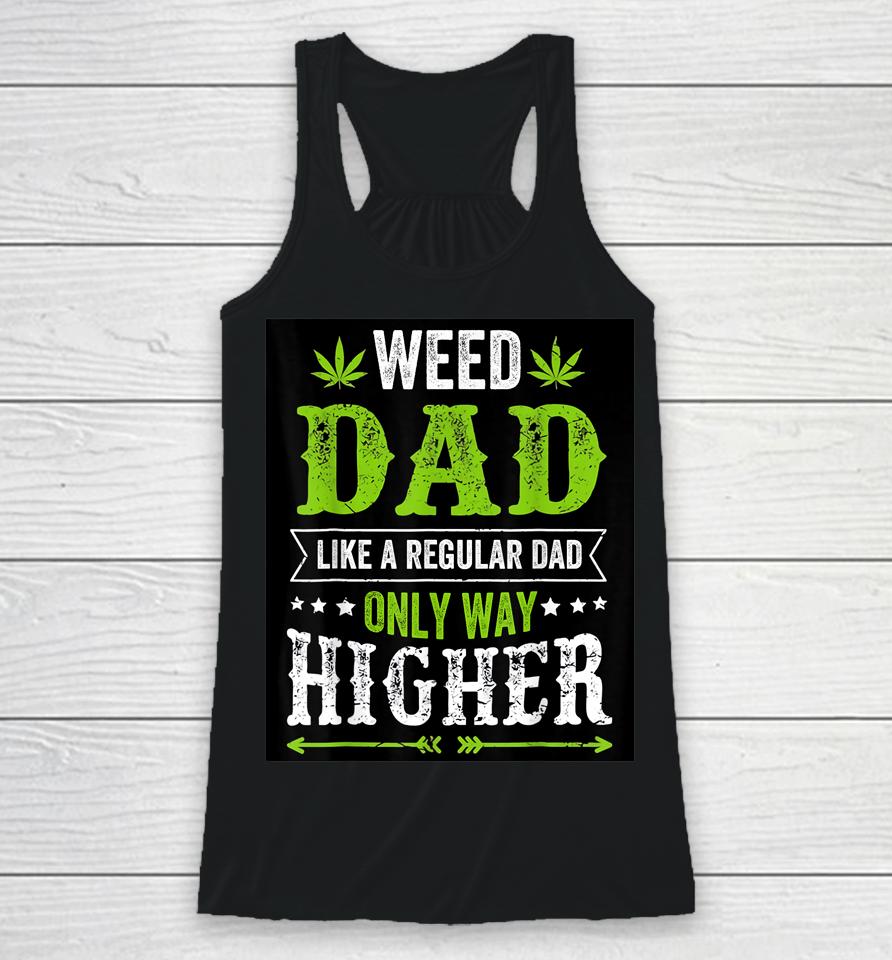 Dads Against Weed Racerback Tank