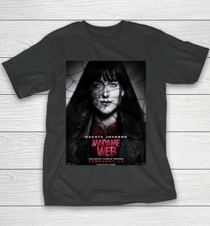 Dakota Johnson Madame Web Exclusively In Movie Theaters On February 14 Youth T-Shirt