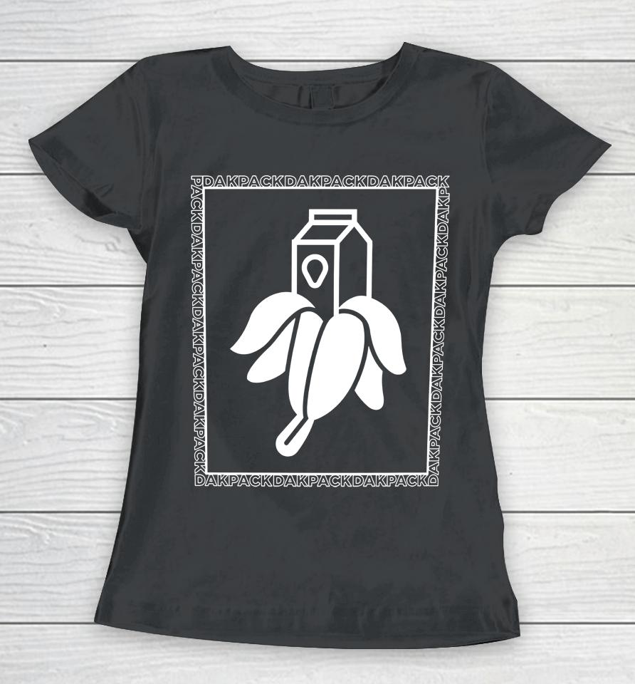 Dakpack Milky Banana Frame Women T-Shirt