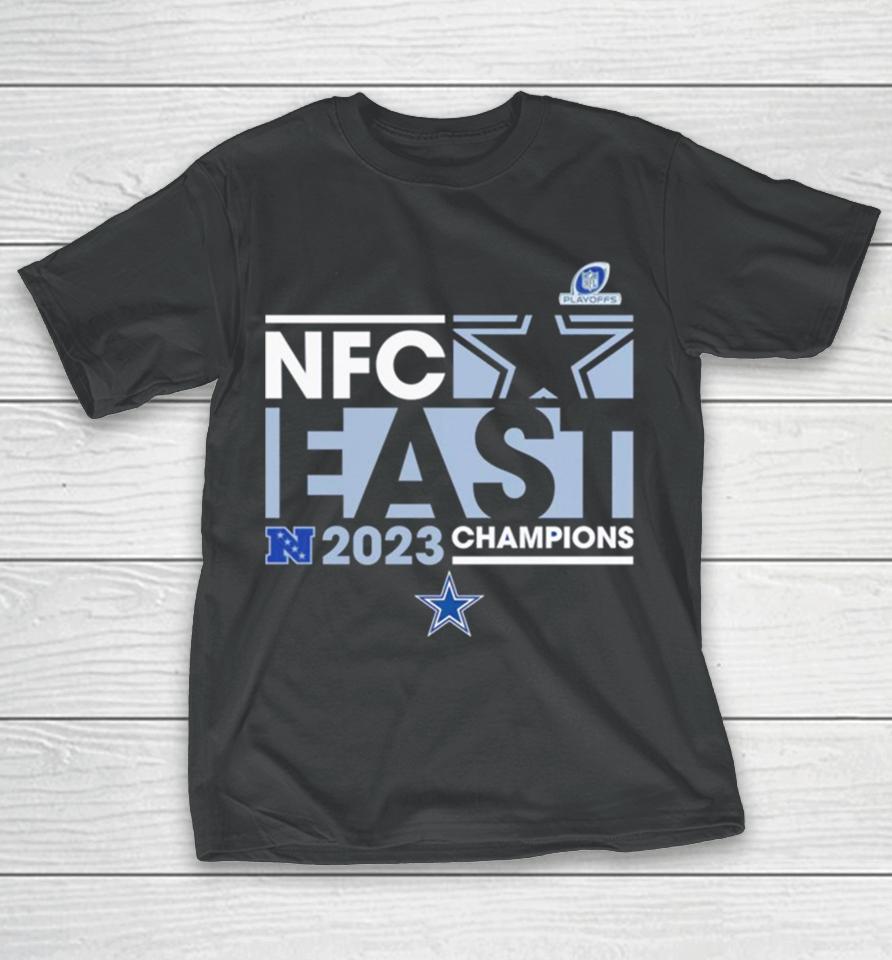 Dallas Cowboys 2023 Nfc East Division Champions Conquer T-Shirt