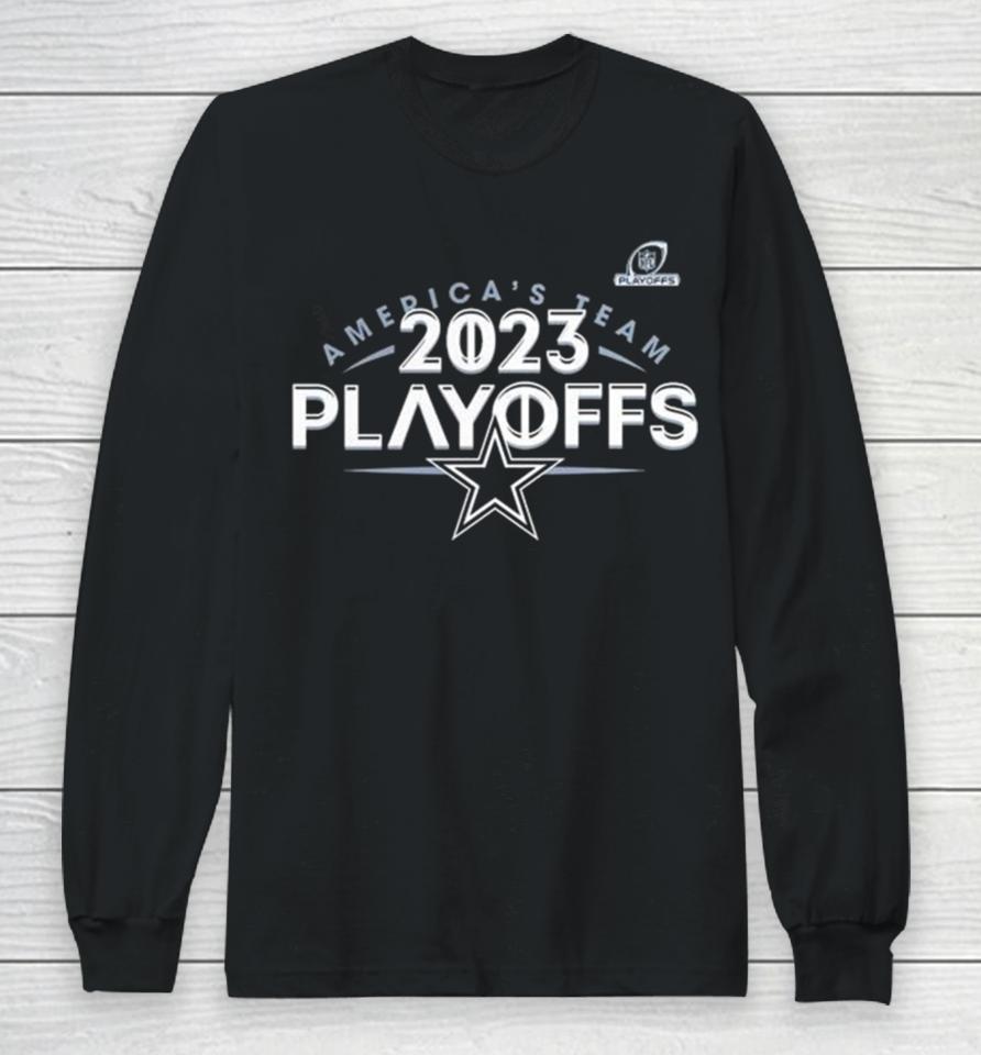 Dallas Cowboys 2023 Nfl Playoffs America’s Team Long Sleeve T-Shirt