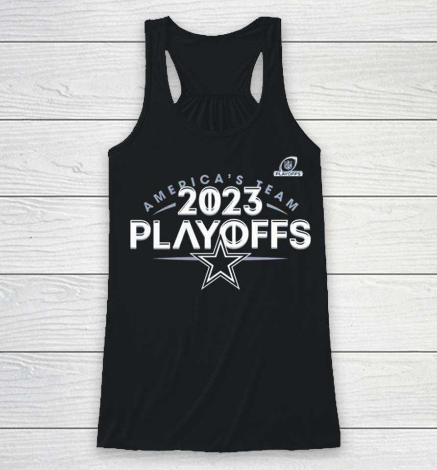 Dallas Cowboys 2023 Nfl Playoffs America’s Team Racerback Tank