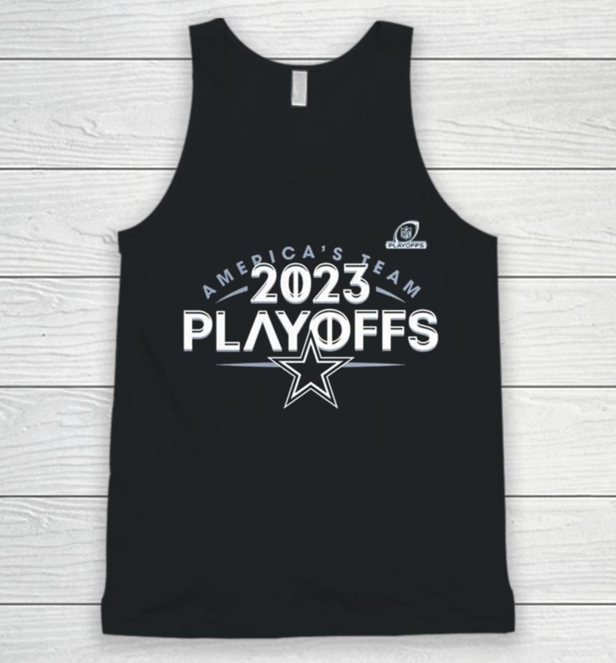 Dallas Cowboys 2023 Nfl Playoffs America’s Team Unisex Tank Top