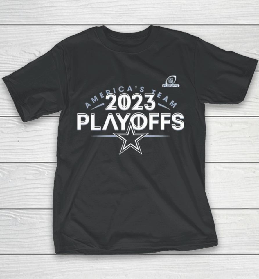 Dallas Cowboys 2023 Nfl Playoffs America’s Team Youth T-Shirt