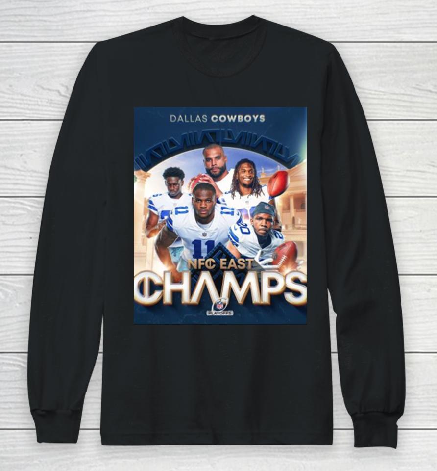 Dallas Cowboys Are Nfc East Champs Nfl Playoffs 2024 Long Sleeve T-Shirt