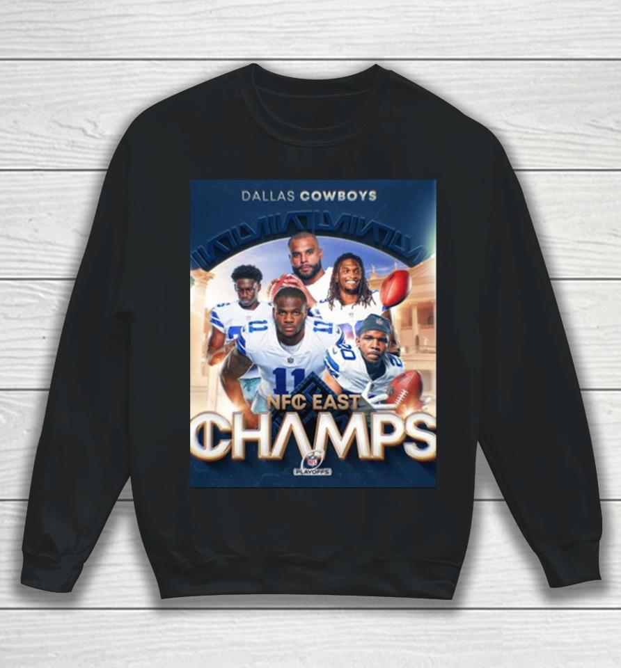 Dallas Cowboys Are Nfc East Champs Nfl Playoffs 2024 Sweatshirt