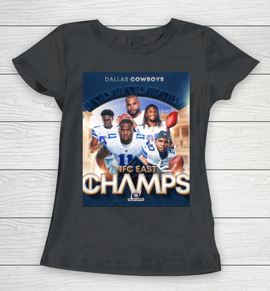Dallas Cowboys Are Nfc East Champs Nfl Playoffs 2024 Women T-Shirt