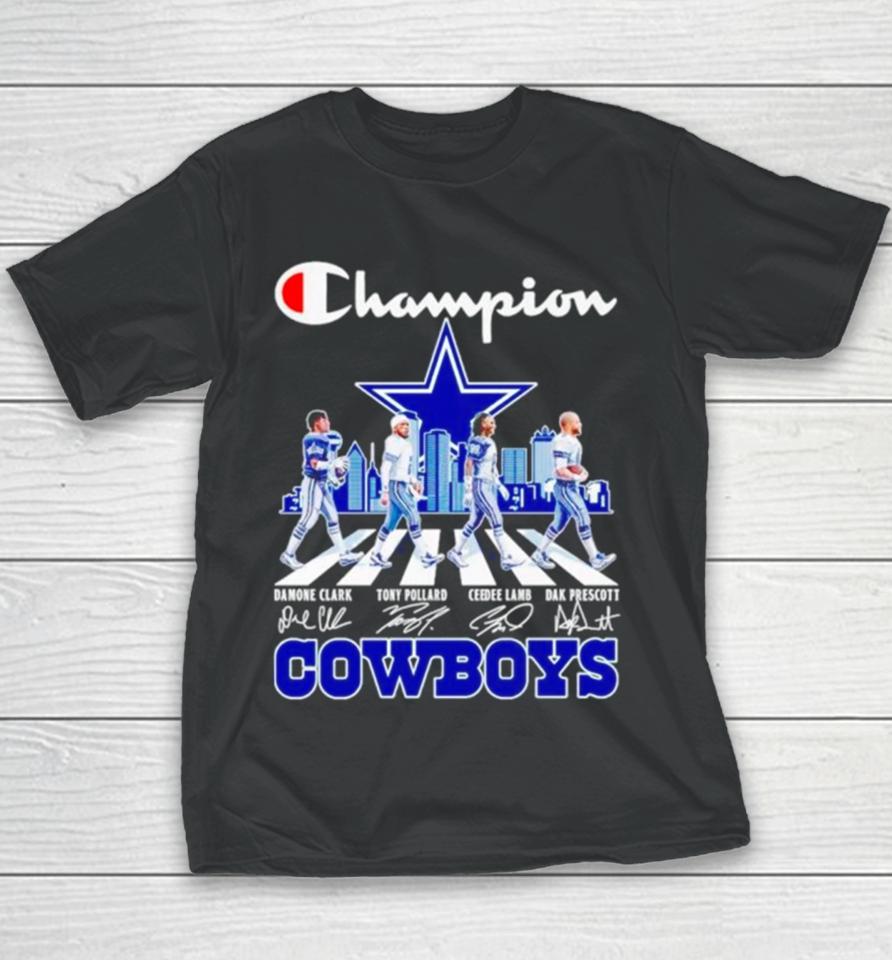 Dallas Cowboys Champions Abbey Road Signatures Skyline Youth T-Shirt